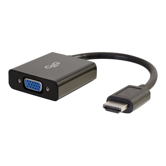 C2G VGA to HDMI, HDMI Adapter, Dongle, Black, Cables to Go 41350