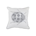 thumbnail image 1 of Blanket Stitch Embroidered Cushion Lady Bug 18 X 18 - Set of 2, 1 of 3
