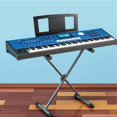thumbnail image 1 of Support de Musique Compatible avec de Nombreux Modèles de Clavier de Musique, Support de Clavier Partitions avec 4 Pinces Musicales, 1 of 6