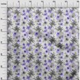 thumbnail image 3 of oneOone Silk Tabby Medium Purple Fabric Sea Life Pattern Craft Projects Decor Fabric Printed By The Yard 42 Inch Wide, 3 of 5