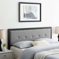 thumbnail image 2 of Modway Teagan Tufted Full Headboard in Black Light Gray, 2 of 7
