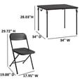 thumbnail image 2 of Mainstays Folding Table & Chair Set, 2 of 10