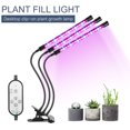 thumbnail image 4 of Lampe Phytolampe à DEL 6000K à Spectre Complet à Pince, Multi-Têtes, Étanche, Lampe de Croissance pour Plantes avec DEL Bleues et Rouges pour Plantes d'Intérieur, 4 of 9
