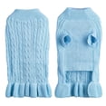 thumbnail image 1 of Hearth & Gear Turtleneck Warm Elegant Rope Pet Sweater Stretch Knit Ruffled Sweater Dress Pet Clothes for Small Dogs Boy Pet Clothes for Medium Dogs Summer Pet Clothes for Medium Dogs Girl Pet Clothes, 1 of 6