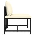 thumbnail image 5 of vidaXL 10 Piece Garden Lounge Set with Cushions Poly Rattan Black, 5 of 5
