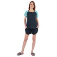 thumbnail image 2 of Inkmeso Solid 2 Pc Nightwear Set For Women Raglan Sleeves Button-Down Top & Shorts Sleepwear-23, 2 of 7