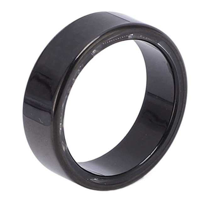 Smart Ring with APP Display Screen Multiple Sports Modes IP68 Water Resistant Stainless Steel 18mAh Smart Fitness Ring for Cycling Running