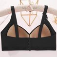 thumbnail image 4 of Bocqde Women's Plus Size Bra Embroidery Comfortable Breathable No Underwire Push Up Bra Full Coverage Soft Support Bralettes, 4 of 6