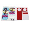 thumbnail image 4 of Autocollants de Dessin Animé PVC Panoramique Caméra PVC Autocollant Film de Protection Anti-Rayures pour Insta360 X3 Pirate, Rouge Brossé, 4 of 14