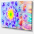 thumbnail image 2 of Grande Fleur Fractale d'Extraterrestre Jaune - Impression d'Art Floral sur Toile, 2 of 4