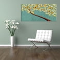 thumbnail image 2 of Design Art- Green And Yellow Flowers-Oversized Canvas Art, 2 of 2