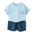 thumbnail image 1 of Ensemble de Pyjama pour Tout-Petit, Chandail Décontracté à Col Rond, Pyjama Doux pour Enfants, Tenue d'Intérieur, Pyjama pour Fillette 18-24 Mois, 1 of 4