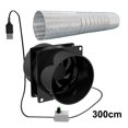 thumbnail image 1 of Home Kitchen Speed Regulating Duct Exhaust Air Ventilation Fan Sheds Noiseless, 1 of 5
