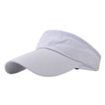 thumbnail image 2 of Adult Casual Fashion Solid Adjustable Outdoor Sunshade Breathable Visors Hat, 2 of 4