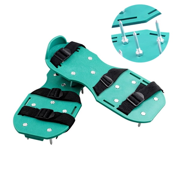 Amdohai A Pair of Lawn Aerator Shoes Comfortable Heavy Duty Spike Sandals