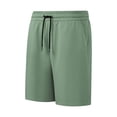 thumbnail image 1 of Yuyuzo Mens Shorts Plus Size Elastic Wasit Drawstring Solid Color Lightweight Baggy Lounge Shorts, 1 of 6