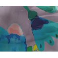 thumbnail image 4 of oneOone Georgette Viscose Dusty Violet Fabric Florals Craft Projects Decor Fabric Printed By The Yard 42 Inch Wide-JHO, 4 of 4