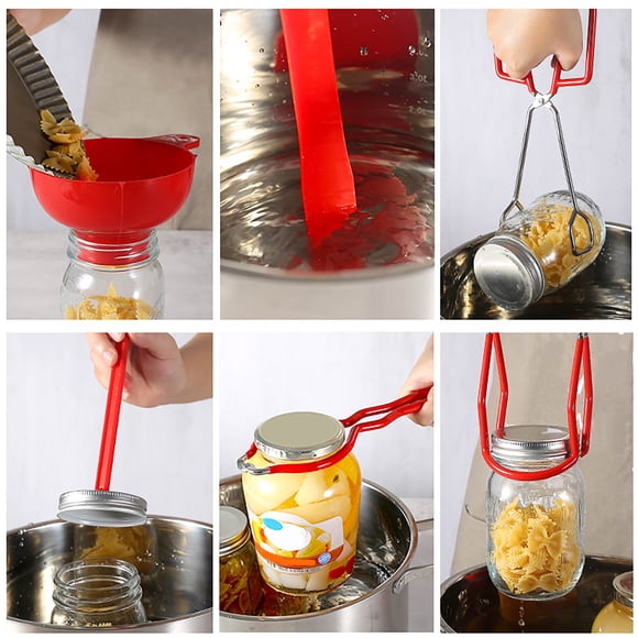 Vaidha Canning Clip Set Anti-Hot Wide Mouth Bottle Clip Type Food Clip 6 Set