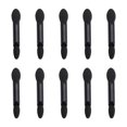 thumbnail image 1 of 10 Pcs Applicateur de Maquillage Ovale Jetable à Double Face pour Fard à Paupières avec Embout Éponge (Noir), 1 of 8