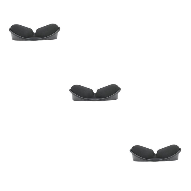 relayinert 3D Wrist Rest Support Pad Silicone Hand Pillow Mouse Pad Laptop black 3Set