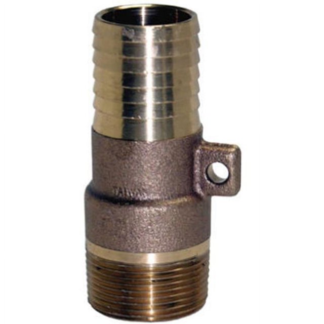 Water Source MAR100NL 1 in. Brass - Male Adapter With Rope Loop & Barbed End