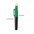 thumbnail image 2 of Unique Bargains Mini Permanent Markers Dry Erase Pen with Keychain Clip, Green Ink  4 Pack, 2 of 5
