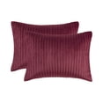 thumbnail image 4 of Ensemble de couette en velours à canaux de 3 pièces pour de Holiday Time, 4 of 5