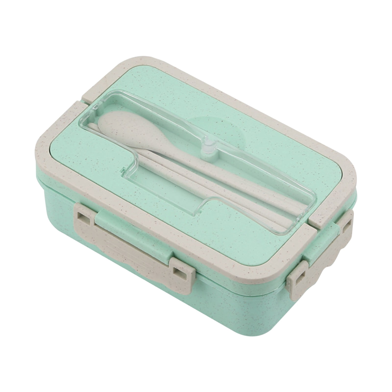 Yhmxh Lunch Box for Kids Kitchen Gadgets Double-layer Bento Box Japanese-style Microwave Lunch Box Office Worker Reducing Meal Divided Lunch Box Lunch Containers Bentgo Lunch Box