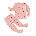 thumbnail image 1 of TZEWGL Pyjamas For Kid Cartoon Bunny Print Crewneck Long Sleeve Tops And Full Length Pants 2Pcs Set Homewear For Toddlers size 6-12M, 1 of 7