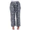 thumbnail image 2 of White Mark Pantalon Palazzo Imprimé pour Femmes, 2 of 5