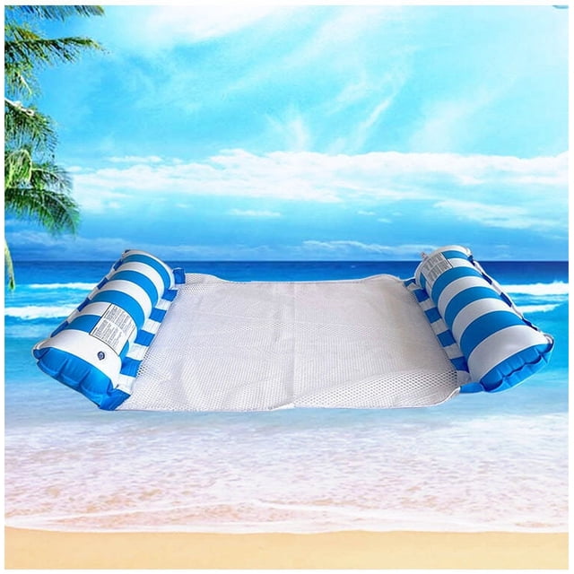 Baohd Inflatable hammock with water foldable backrest floating bed