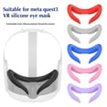 thumbnail image 2 of Couvre-visage VR en Silicone Souple avec Coussinet Nasal pour Casque ForQuest 3, 2 of 8