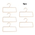 thumbnail image 3 of 5pcs Hanging Metal Clothes Hanger Square Shape Towel Rack Bathroom RObe Holder, 3 of 7
