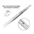 thumbnail image 4 of Domqga Adjustable Tweezer, Tip Tweezer, Nail Art Identificationand Grading For Painting, 4 of 8