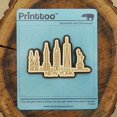 thumbnail image 3 of Printtoo Souvenir Plusieurs Monuments de New York Gravés Aimant de Réfrigérateur en Bois Cadeau, 3 of 5