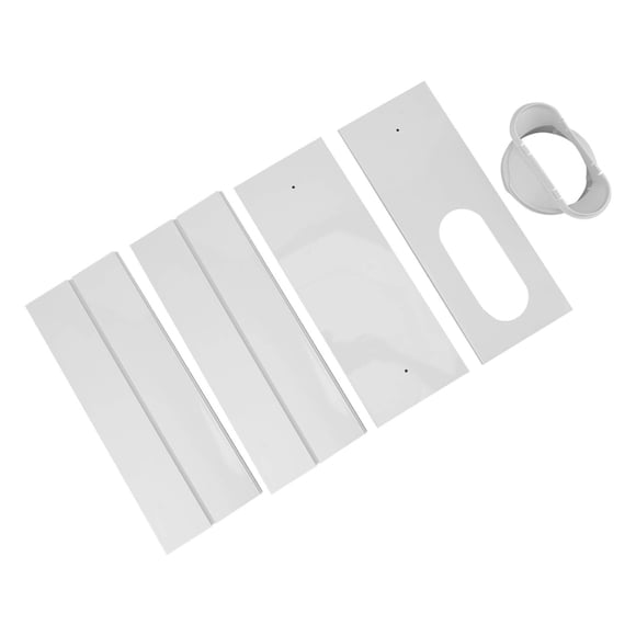 Air Conditioner Window Kit, Air Conditioner Window Sealing Plate PVC for Home 4 Plates for 140cm Window,3 Plates for 110cm Window