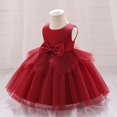 thumbnail image 2 of Toddler Outfits Girls Holiday Outfits Baby Girl Dresses Spring And Fall Long Sleeve Heart Pattern Patchwork Baby Dress, 2 of 6