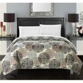 thumbnail image 1 of Chic Home QS2700-US Neville Boho Inspired Reversible Print Quilt Set - Beige - Twin, 1 of 1