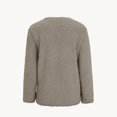 thumbnail image 5 of Trendy Fuzzy Sweaters for Women Button Down Open Front Cardigan Loose Outerwear Cardigan with Pockets, 5 of 5