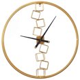thumbnail image 1 of Costway Large Wall Clock,27” Nordic Style Big Metal Clock, Non-Ticking Decorative Clock, 1 of 10