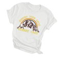 thumbnail image 1 of Heliisoer Hauts pour Femmes, Liquidation d'Été Mode pour Femmes T-Shirt Vintage Raton Laveur T-Shirt Graphique Manches Courtes T-Shirts Amusants, 1 of 8