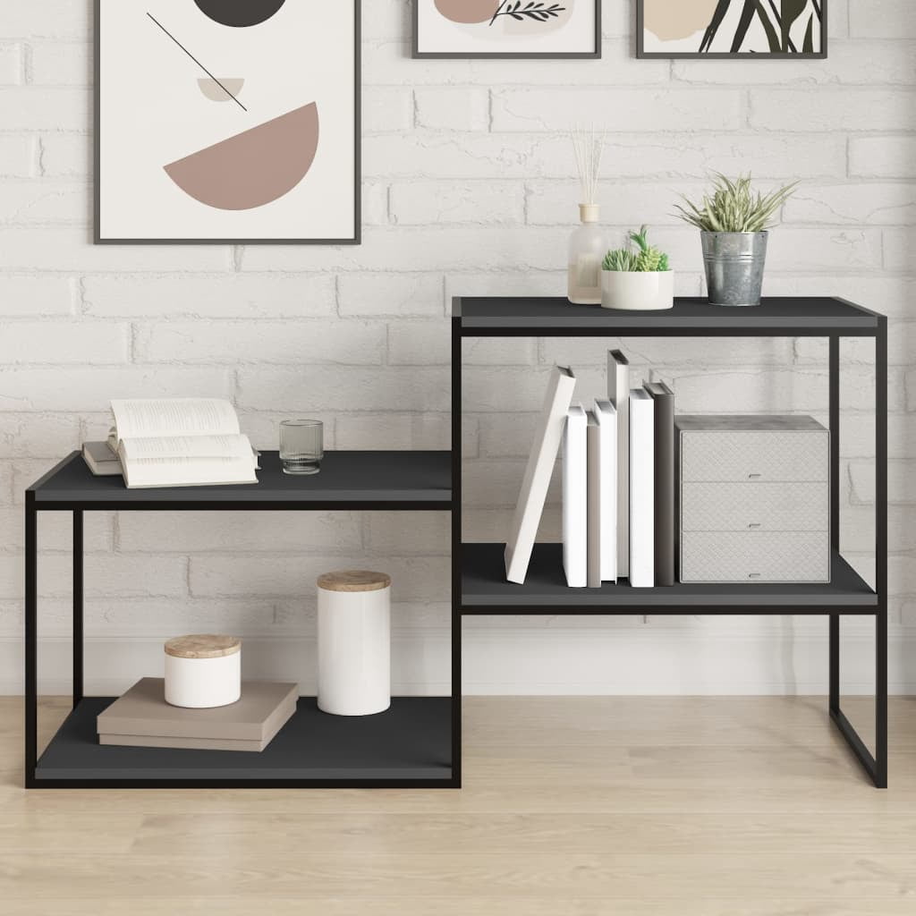 vidaXL Bookshelf Boards 4 pcs Grey 60x40x1.5 cm Engineered Wood