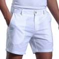 thumbnail image 2 of EOYWHK Linen Gym Shorts Juniors Relaxed Fit Dress Shorts Summer Casual Solid Color Elastic Drawstring Pockets, 2 of 9