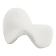 thumbnail image 1 of Meridian Furniture Theodore Cream Faux Shearling Accent Chair, 1 of 6