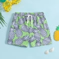 thumbnail image 2 of Akiihool Rash Guard Shorts Boys Swim Trunks Soft Boxers Lined no Chafe Swimsuit Bathing Shorts Sandless Quick Dry UPF 50+ Functional Drawstring (Green,3-4 Years), 2 of 4