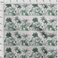 thumbnail image 4 of oneOone Cotton Poplin Green Fabric Tropical Sewing Craft Projects Fabric Prints By Yard 56 Inch Wide, 4 of 4