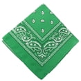 thumbnail image 1 of Meitianfacai Paisley Bandanas Multi Colored Set Cowboy Bandana Head Scarf Double Sided, Green, 1 of 1