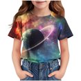 thumbnail image 1 of Jamicy T-Shirts pour Filles Été Garçons Filles T-Shirts Graphiques 3d Cool Col Rond T-Shirt Unisexe Manches Courtes Hauts Tees, 1 of 1