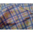 thumbnail image 4 of oneOone Silk Tabby Fabric Madras Check Decor Fabric Printed BTY 42 Inch Wide, 4 of 4