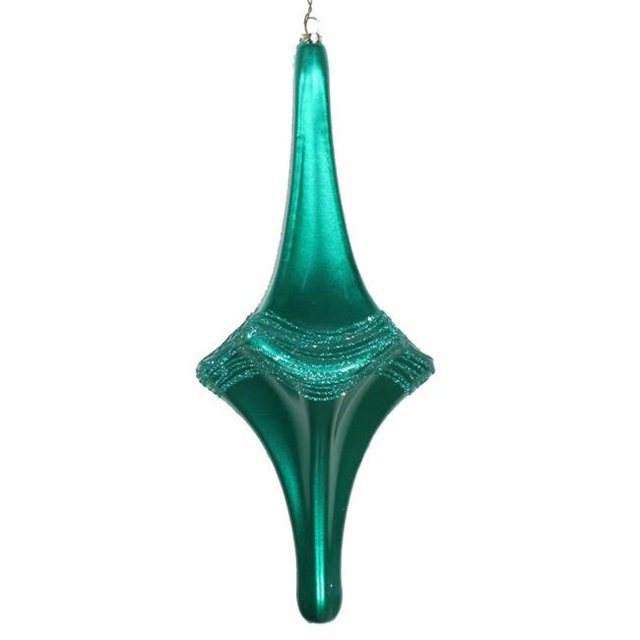 Vickerman MT194142D 12 Po. Ornement Candy Glitter Drop Teal
